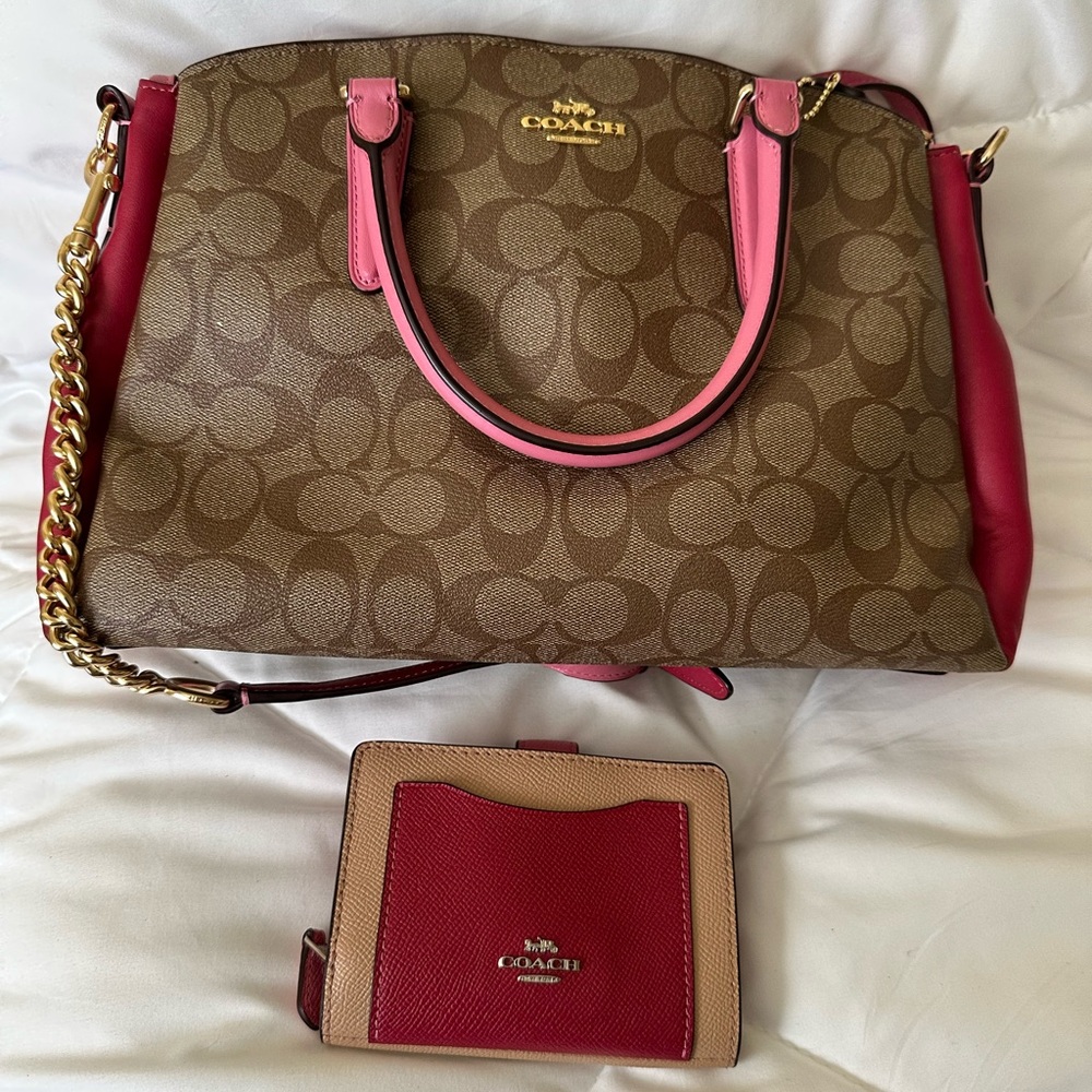Coach purse with Matching Wallet